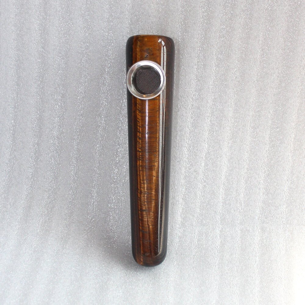 Tiger’s Eye Massage Stick Pipe 4.53 in
