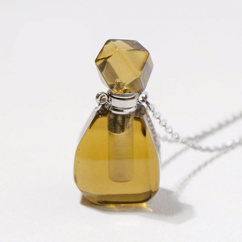 1.38 in Smoky Quartz Perfume Bottle Pendant Wholesale