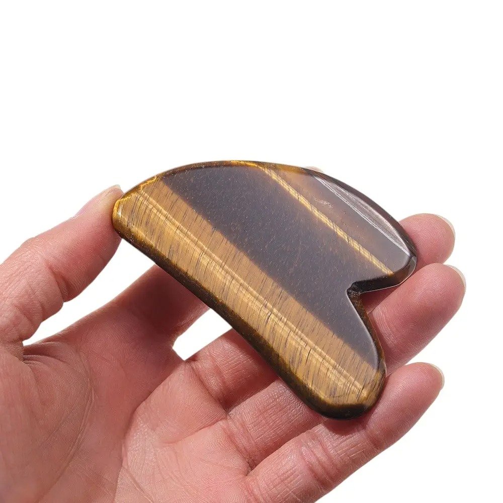 Tiger’s Eye Face Scraper 3.15 in