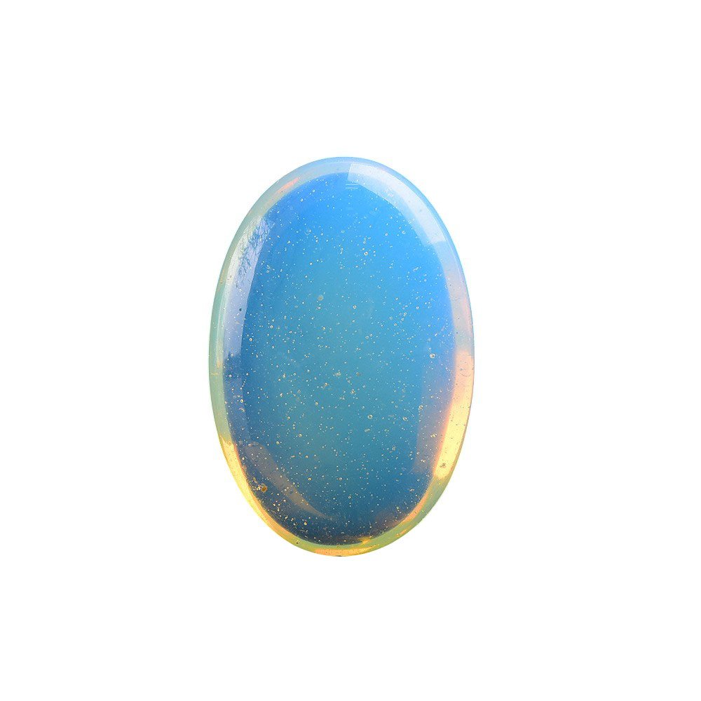 Opalite Palm Stone 2.36 in