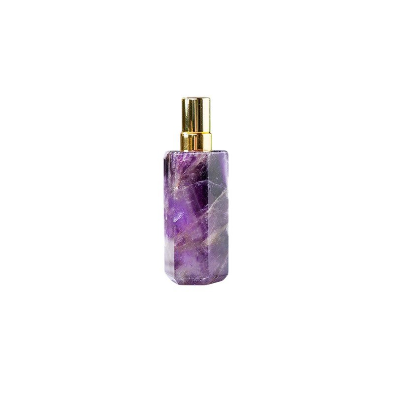 Amethyst Perfume Bottle 3.15 in
