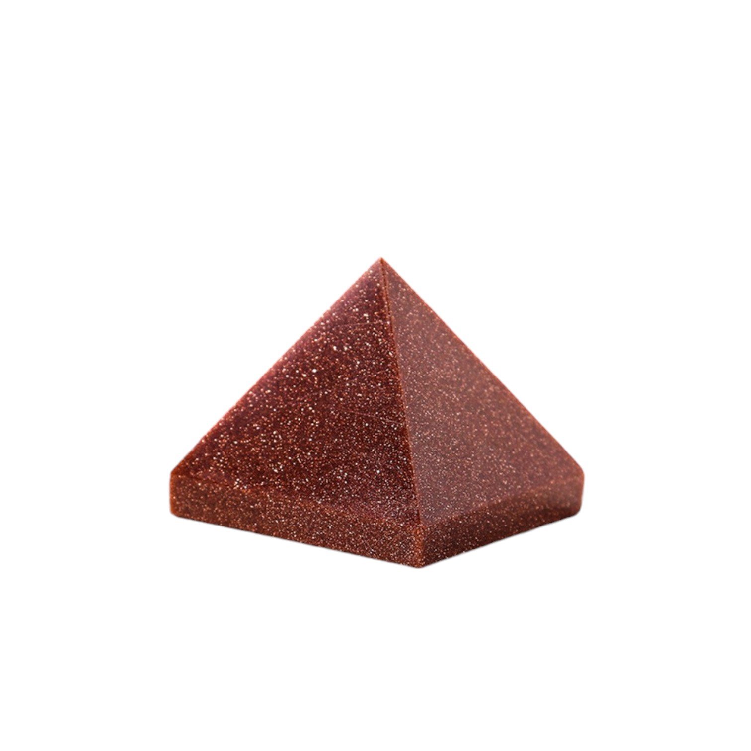1.18 in Goldstone Pyramid 2 Color Bulk