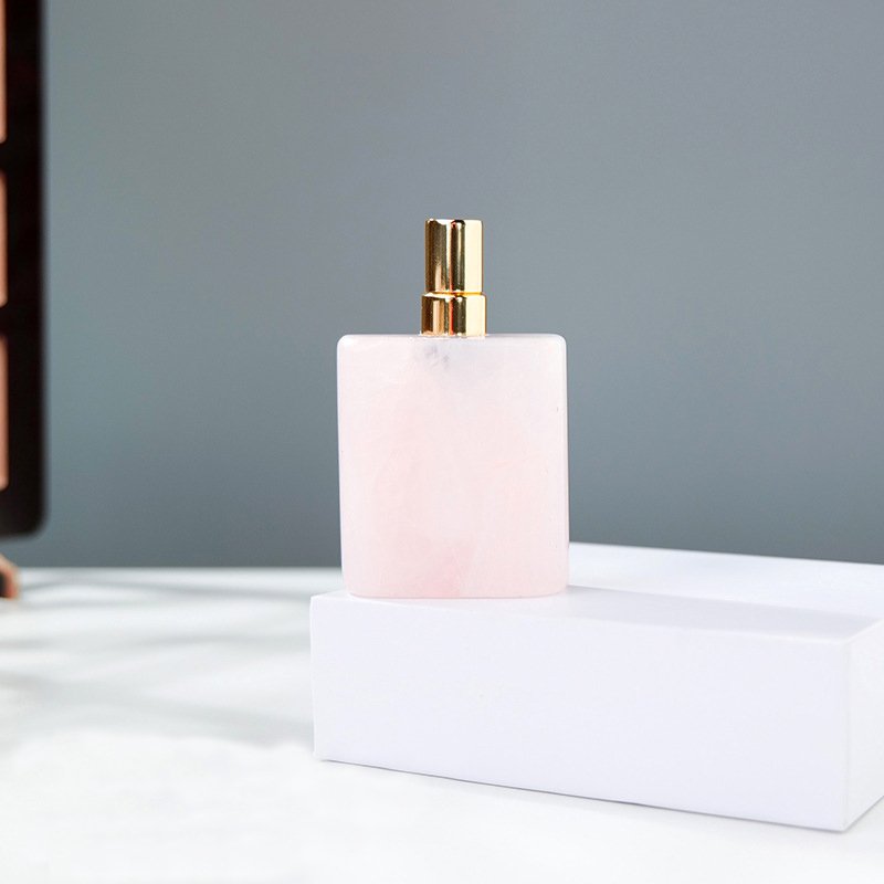 3.15 in Rose Quartz Perfume Bottle Wholesale