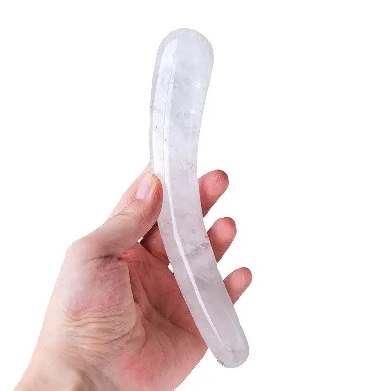 Clear Quartz Massage Stick 7.09 in Wholesale