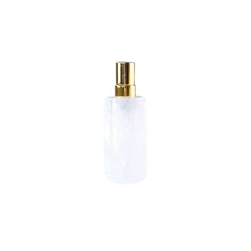 Clear Quartz Perfume Bottle 3.15 in