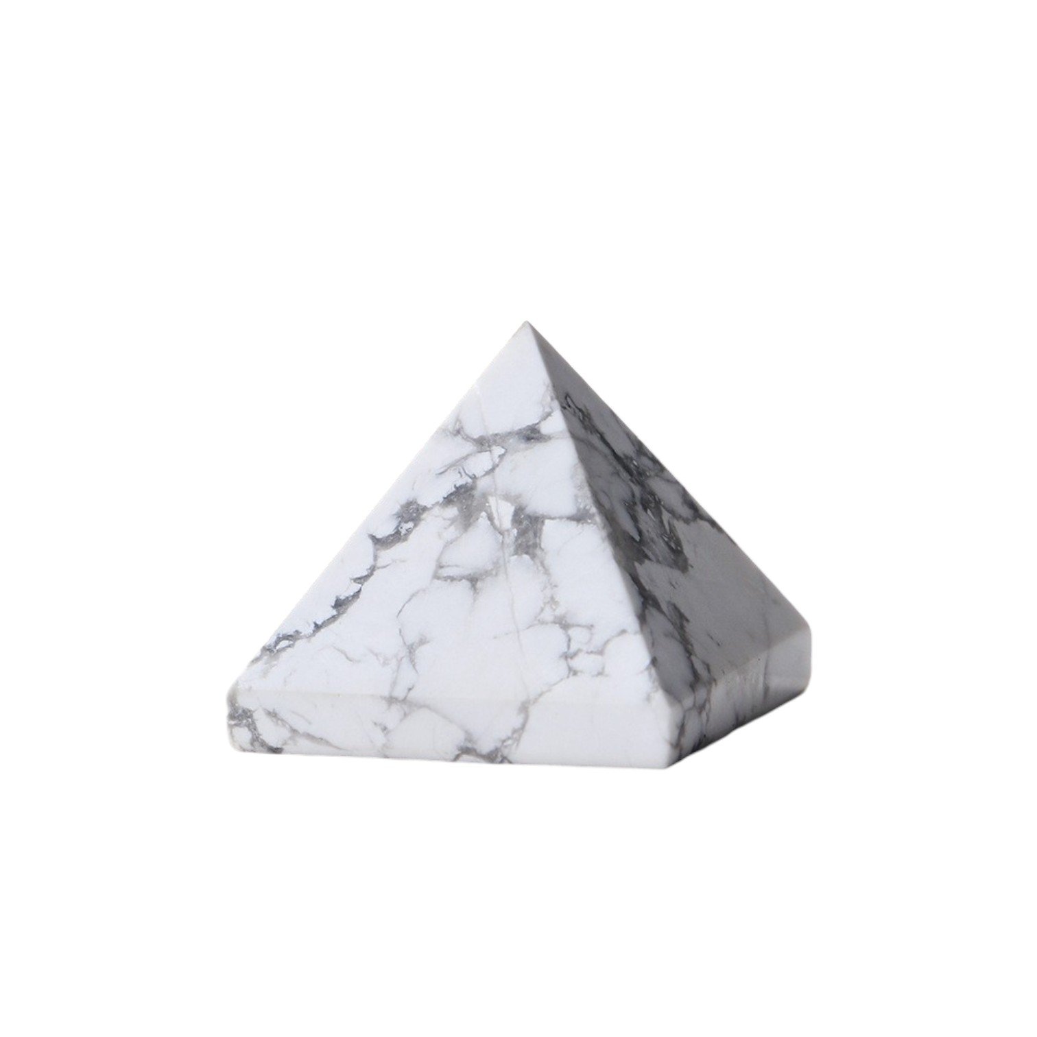 Howlite Pyramid 1.18 in