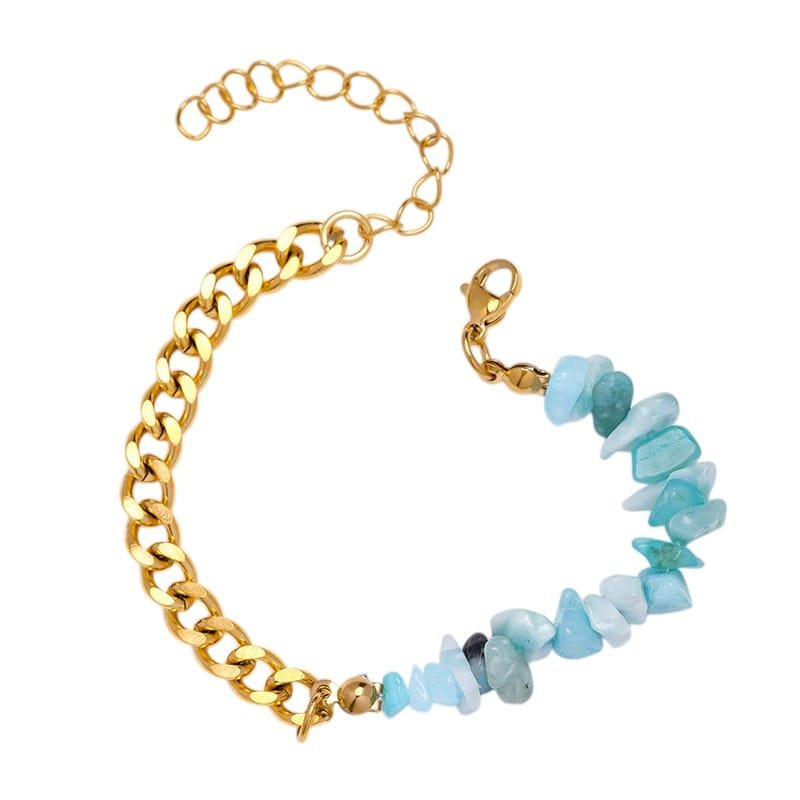 Amazonite Chip Bracelet 0.35 in