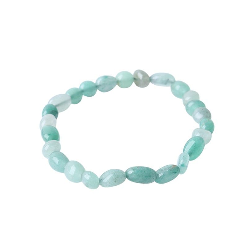 Aventurine Chip Bracelet 0.39 in Green 0.15 lb