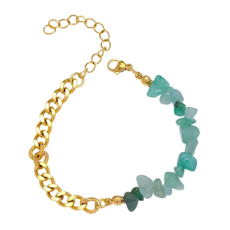 Aventurine Chip Bracelet 0.35 in Wholesale