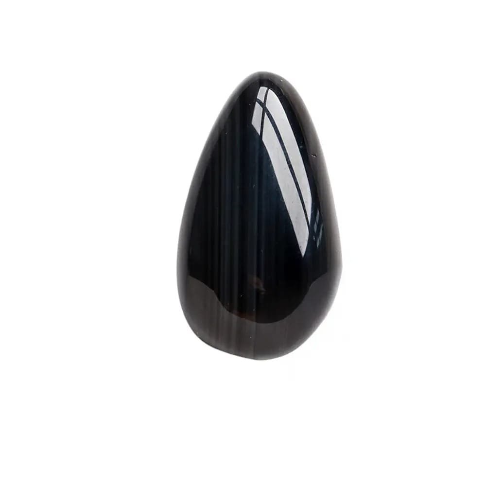 Obsidian Teardrop Carving 1.57 in