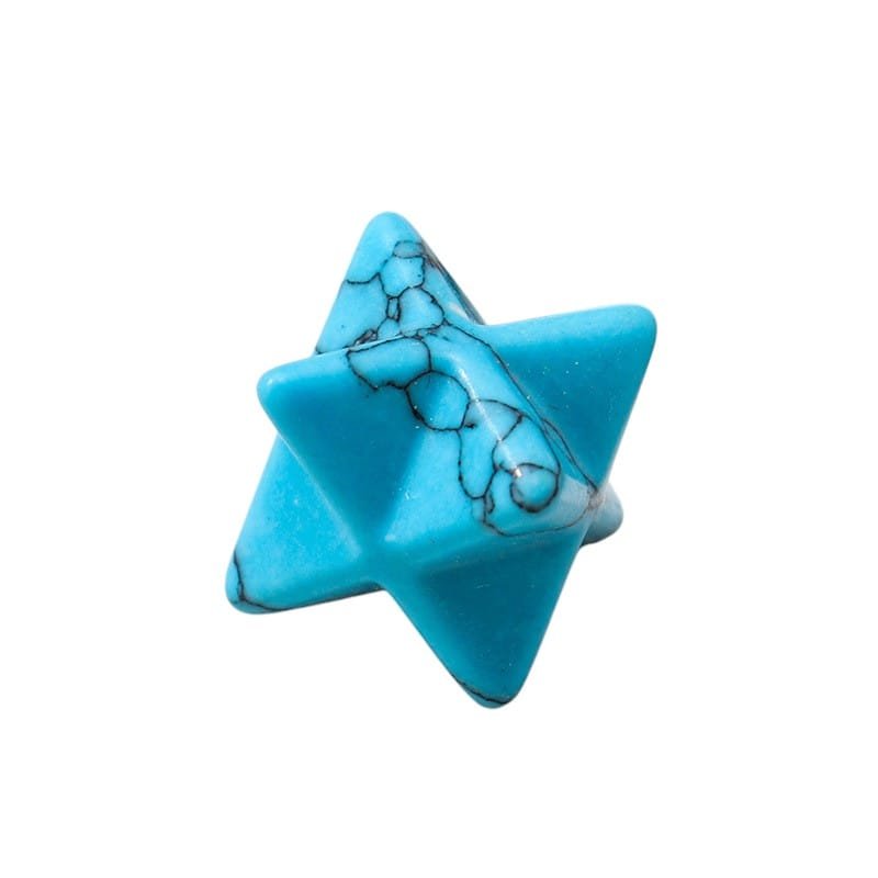 0.47 in Turquoise Merkaba Wholesale