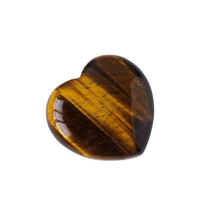 Tiger’s Eye Heart 1.18 in