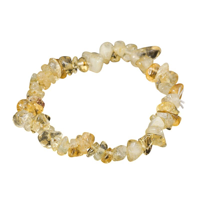 Citrine Chip Bracelet 0.40 in