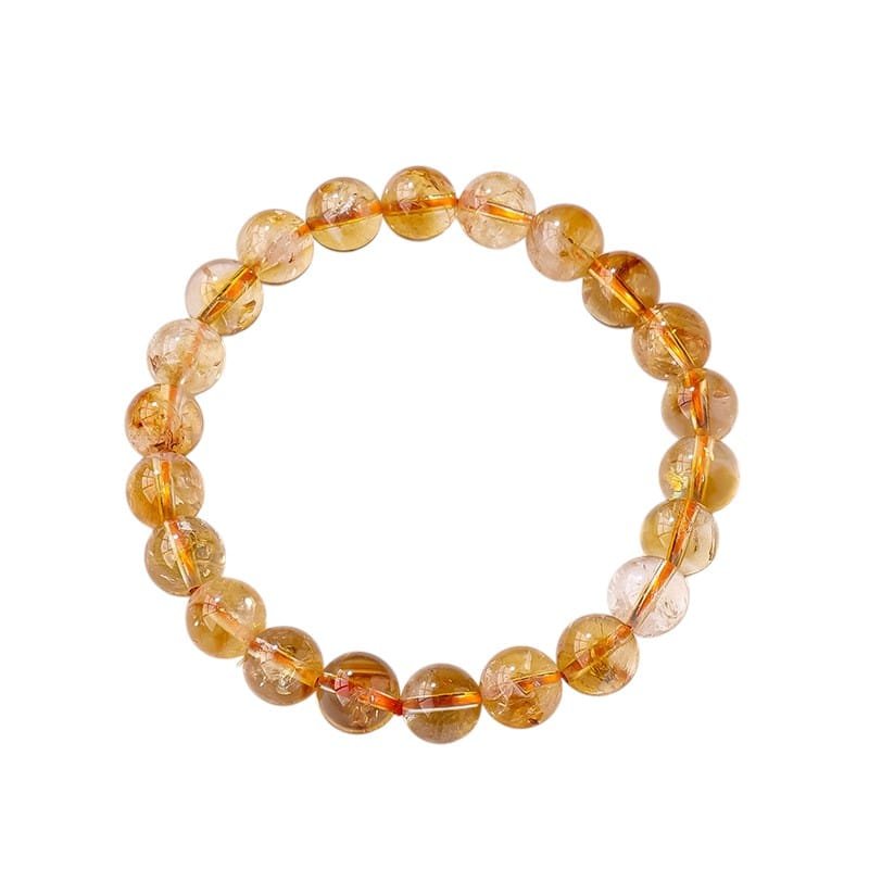 Citrine Bead Bracelet 0.30 in