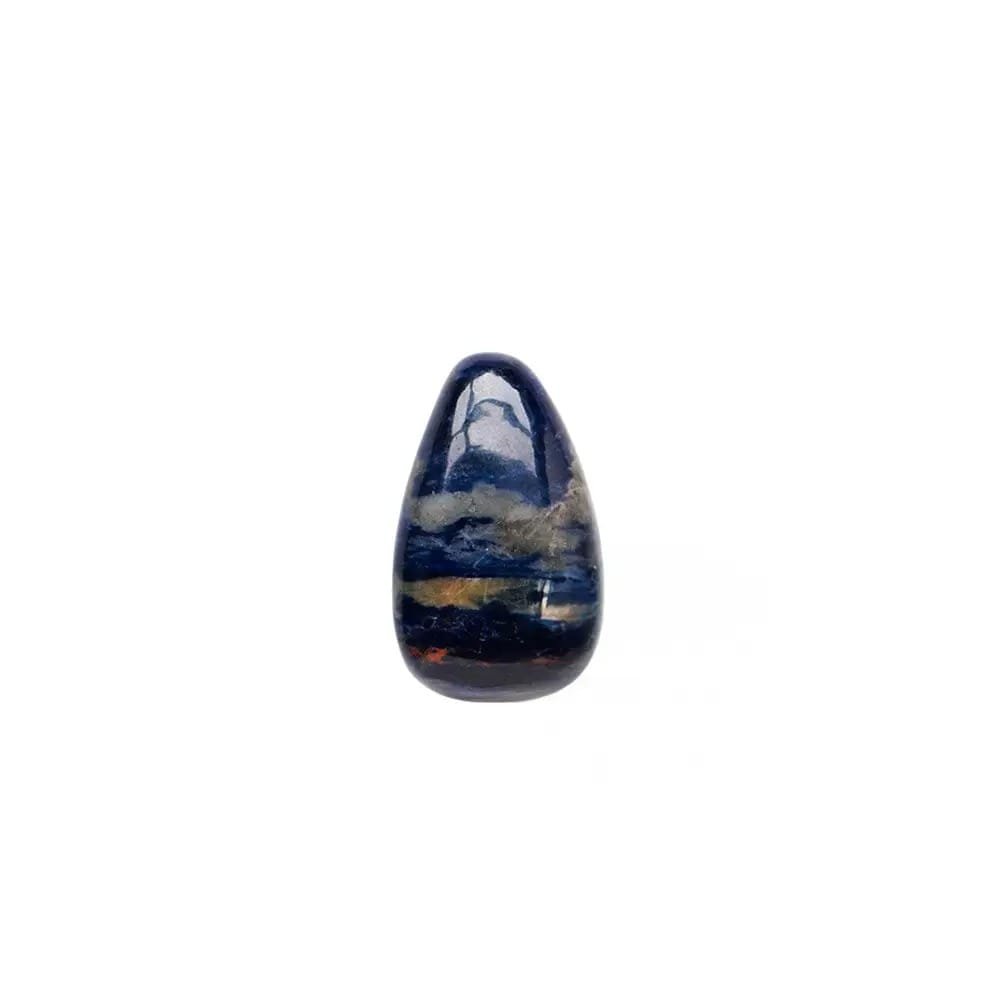 Sodalite Teardrop Carving 1.57 in