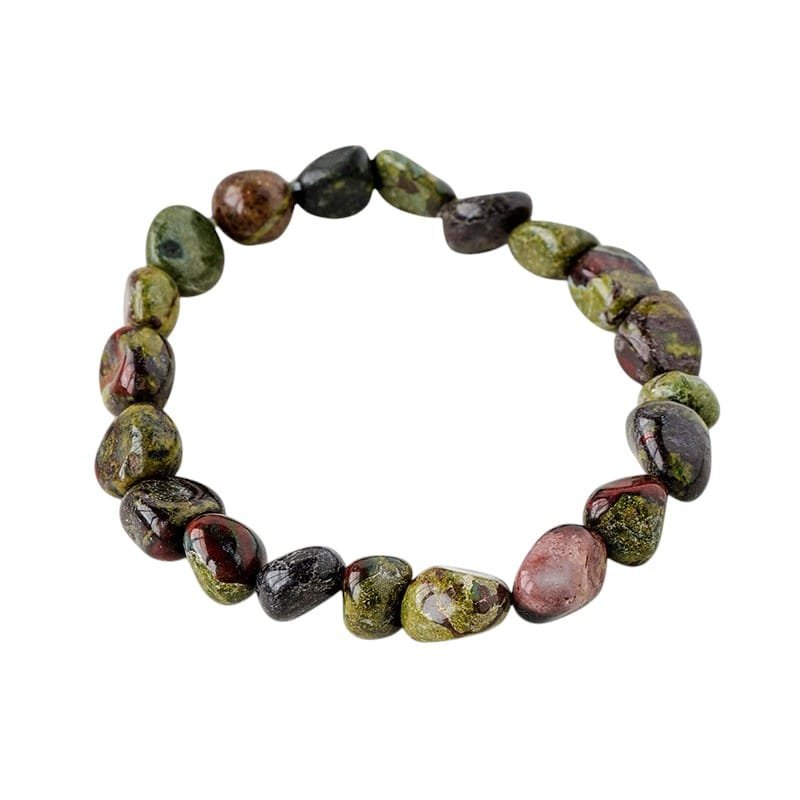 Dragon’s Blood Jasper Chip Bracelet 0.39 in