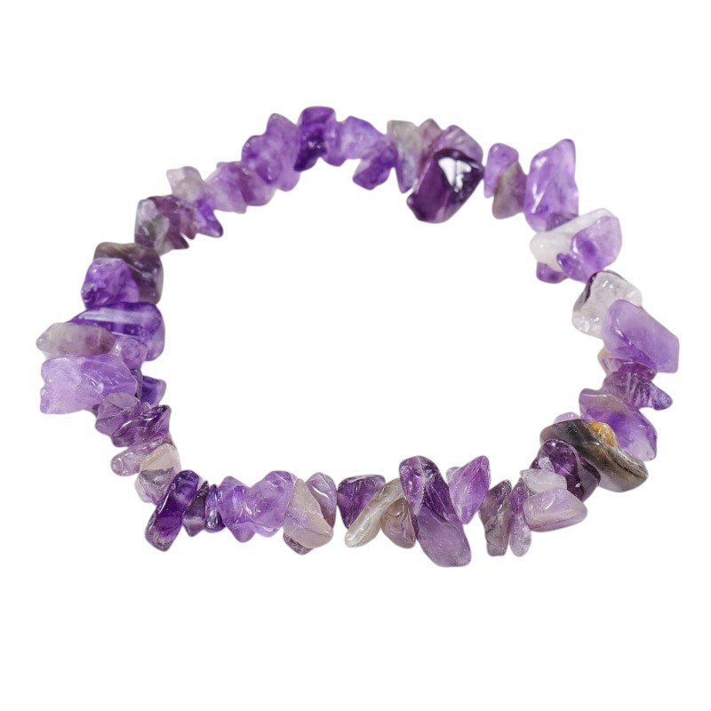 Amethyst Chip Bracelet 0.40 in
