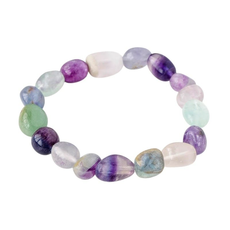 Fluorite Chip Bracelet 0.39 in