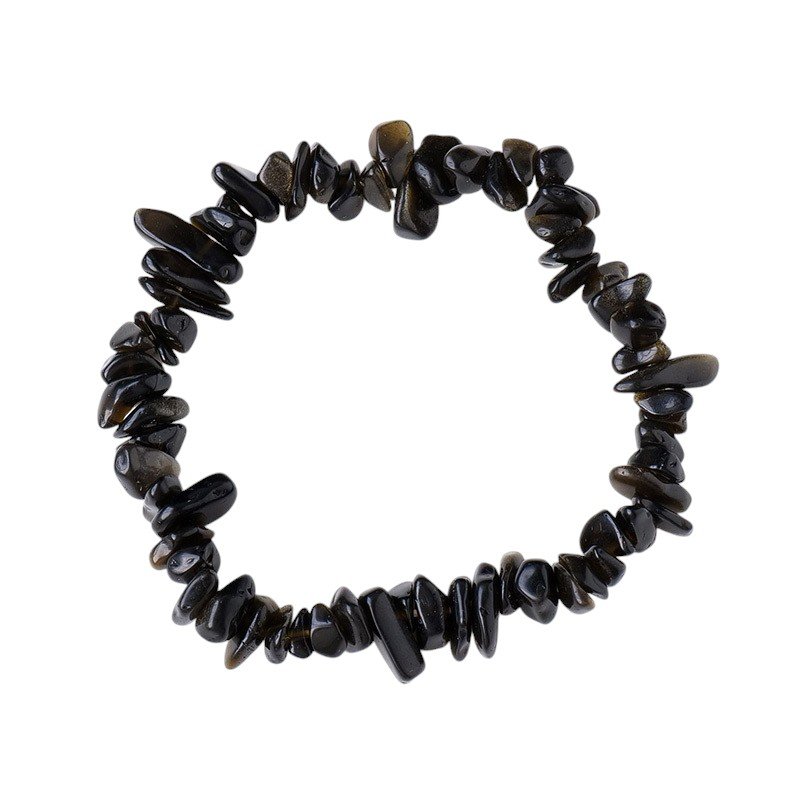 Obsidian Chip Bracelet 0.40 in