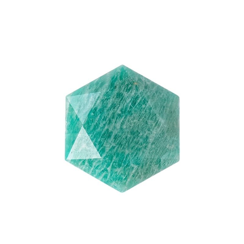 Amazonite Hexagram Carving 1.18 in