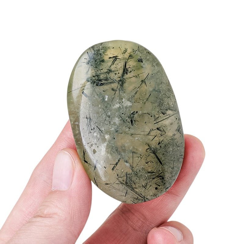 2.36-2.76 in Prehnite Palm Stone Wholesale