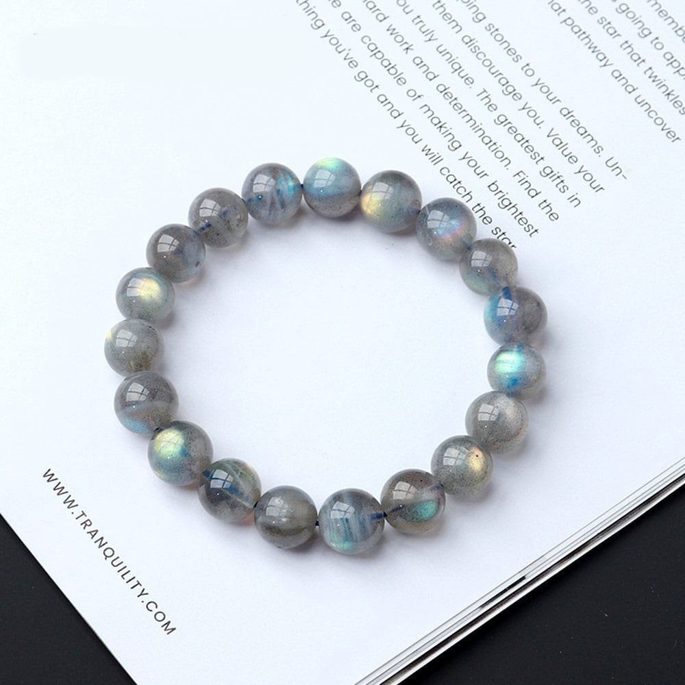 Labradorite Bead Bracelet 0.40 in