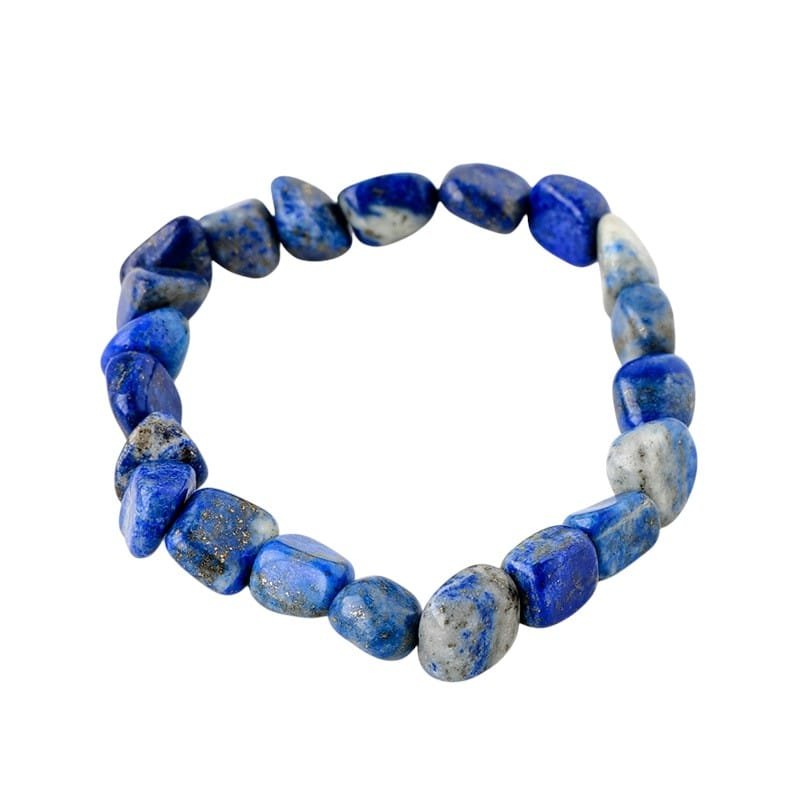 Lapis Lazuli Chip Bracelet 0.39 in Blue 0.24 lb