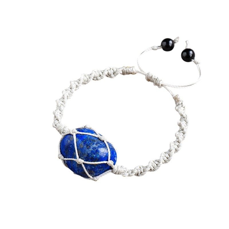 Lapis Lazuli Tumbled Stone Bracelet 1.18 in Wholesale