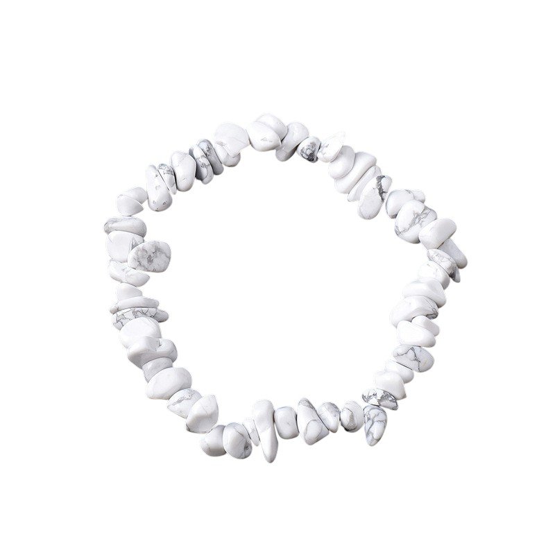 Howlite Chip Bracelet 0.40 in