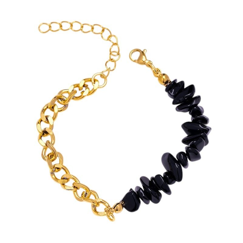 Obsidian Chip Bracelet 0.35 in