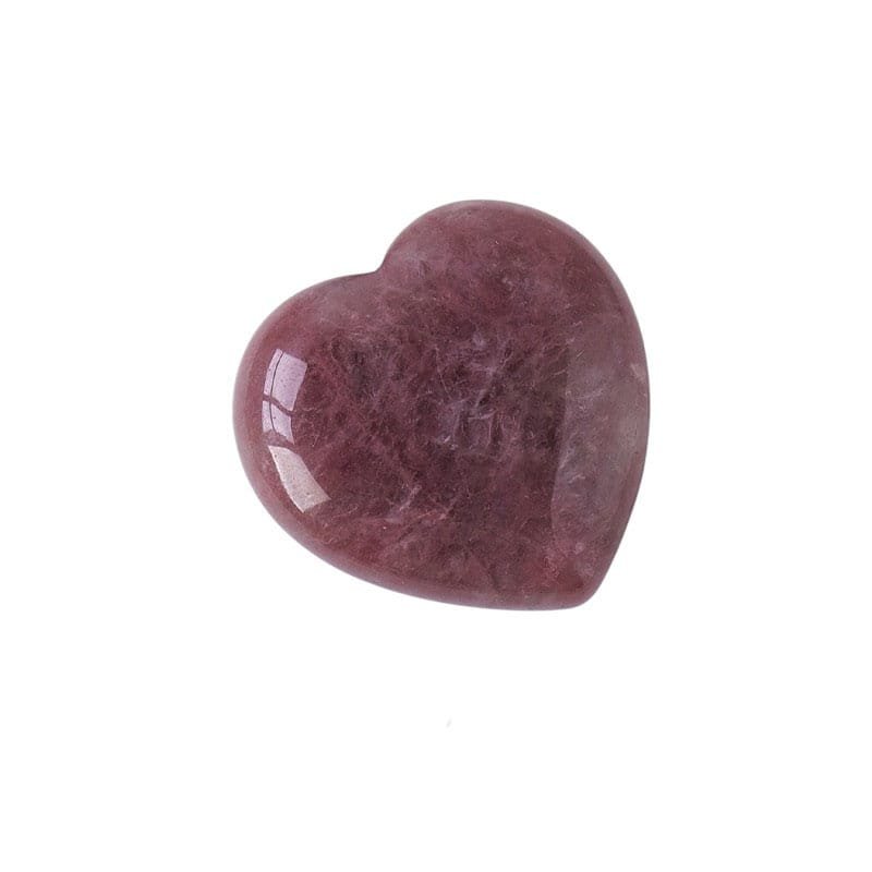Strawberry Quartz Heart 1.18 in