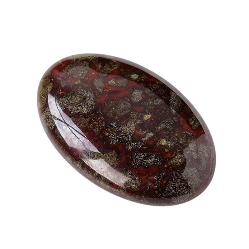 Natural Dragon Blood Jasper Palm Stone 1.97-2.36 in Wholesale