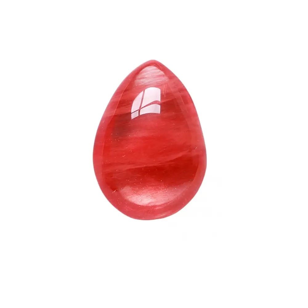 0.98-1.57 in Smelting Crystal Teardrop Palm Stone Bulk