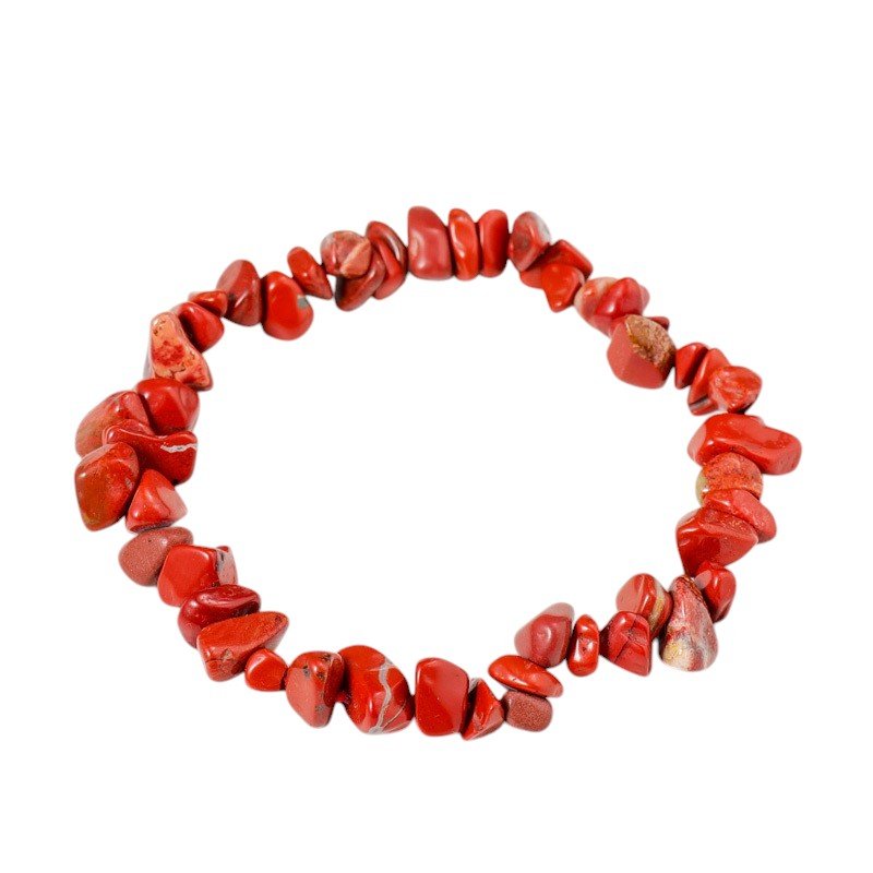 Jasper Chip Bracelet 0.40 in