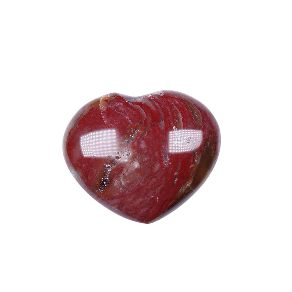 Petrified Wood Heart 1.18 in