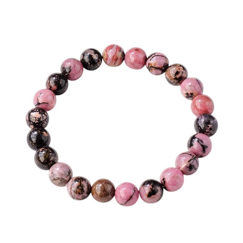 Rhodonite Bead Bracelet 0.30 in