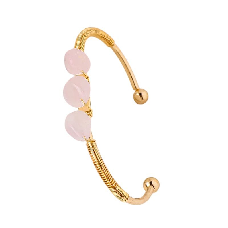 Rose Quartz Bead Bracelet 0.59 in Bulk