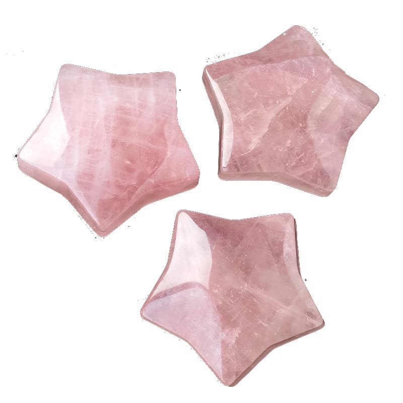 1.97 in Rose Quartz Star Bulk