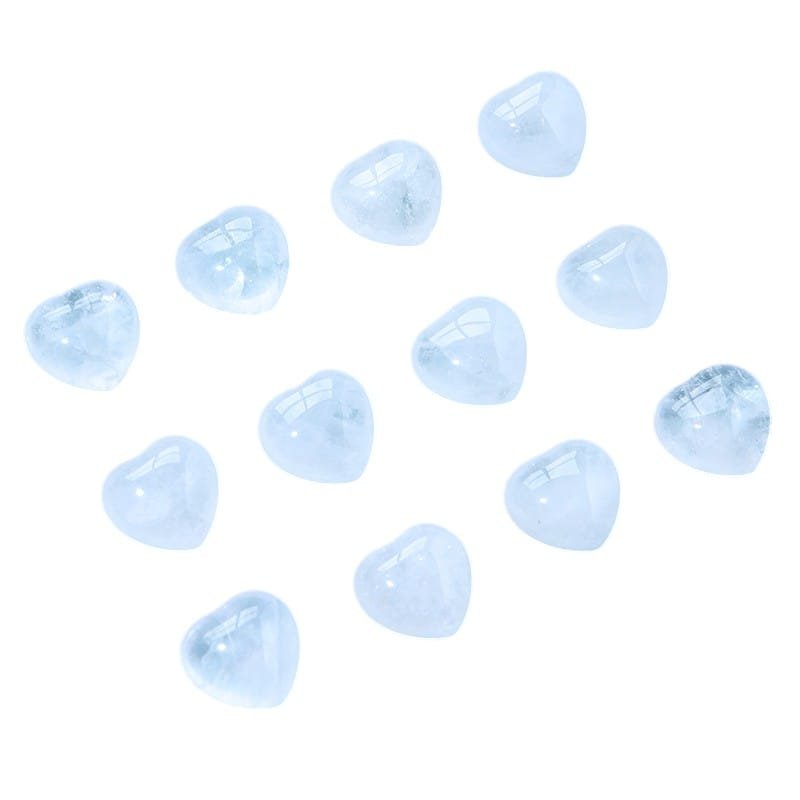 Clear Quartz Heart 0.59 in