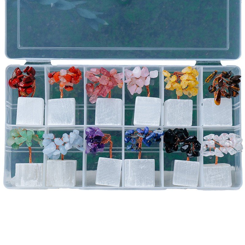 Mixed Crystal Crystal Tree 2.4 in Wholesale