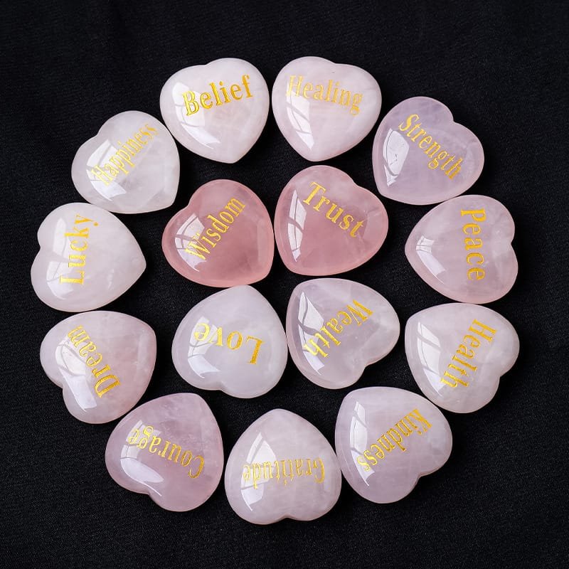 1.18 in Rose Quartz Heart Wholesale