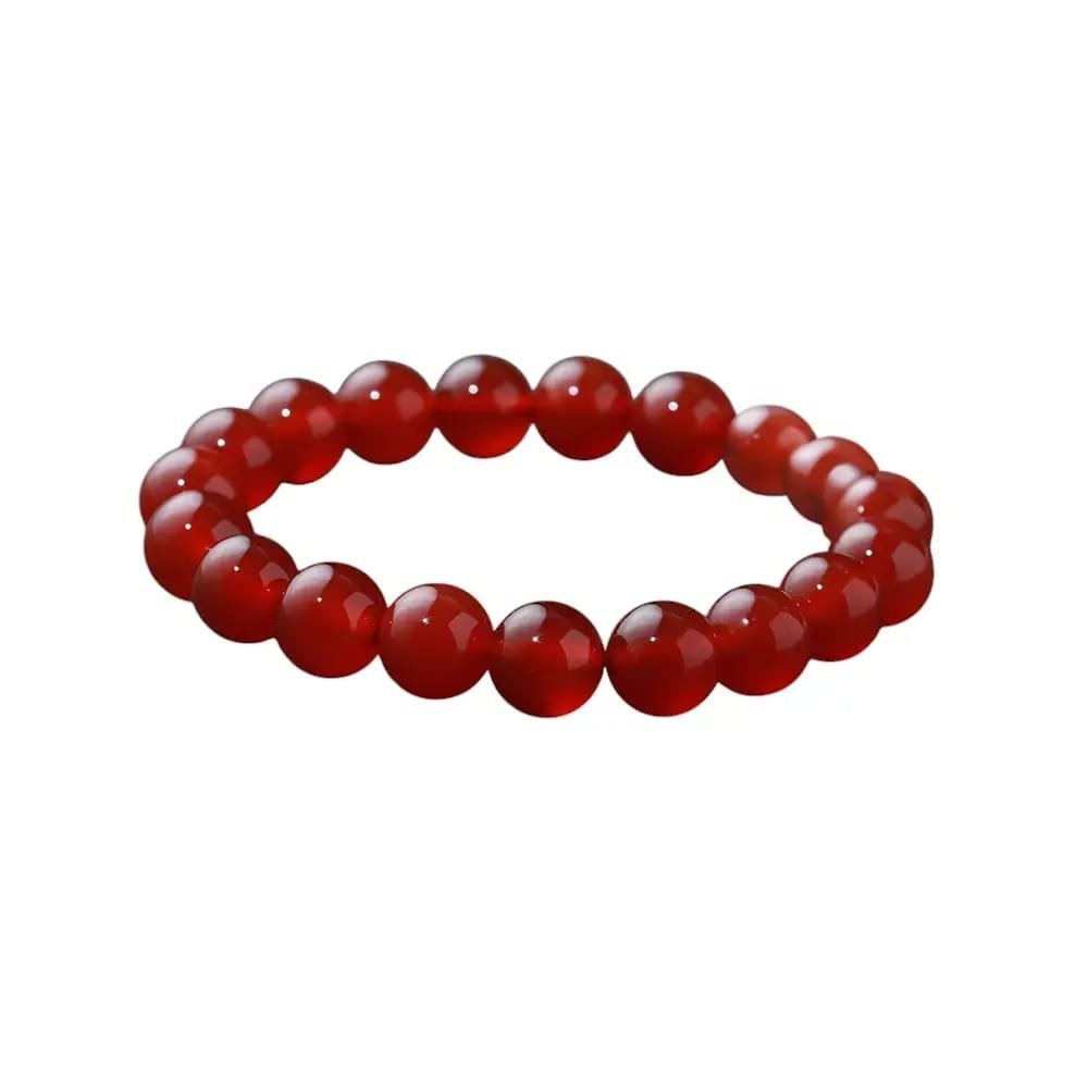 2 Sizes of Red Agate Crystal Beads Bracelet Wholesale