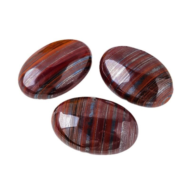 2 Sizes of Red Tigers Eye Crystal Palm Stone Wholesale