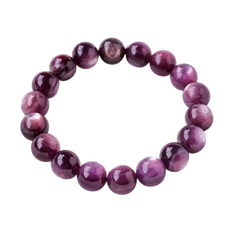 4 Sizes of Purple Mica Crystal Beads Bracelet Wholesale