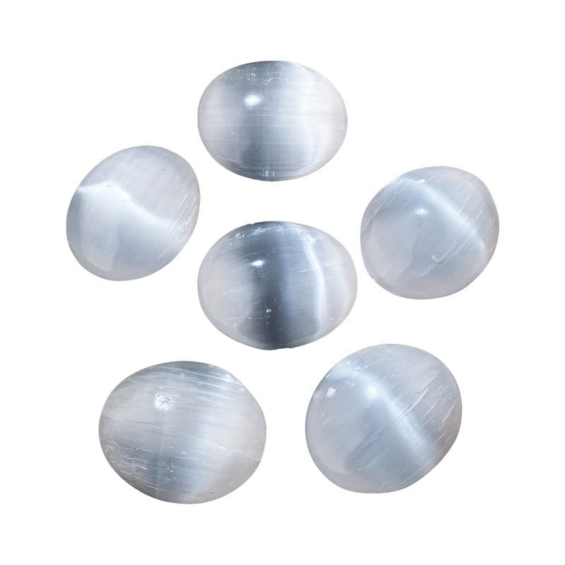 4 Sizes of Selenite Crystal Palm Stone Wholesale