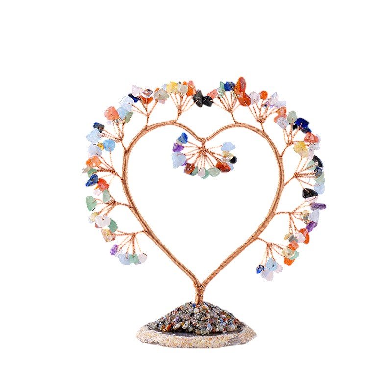 Mixed Crystal Crystal Tree 5.9 in Wholesale