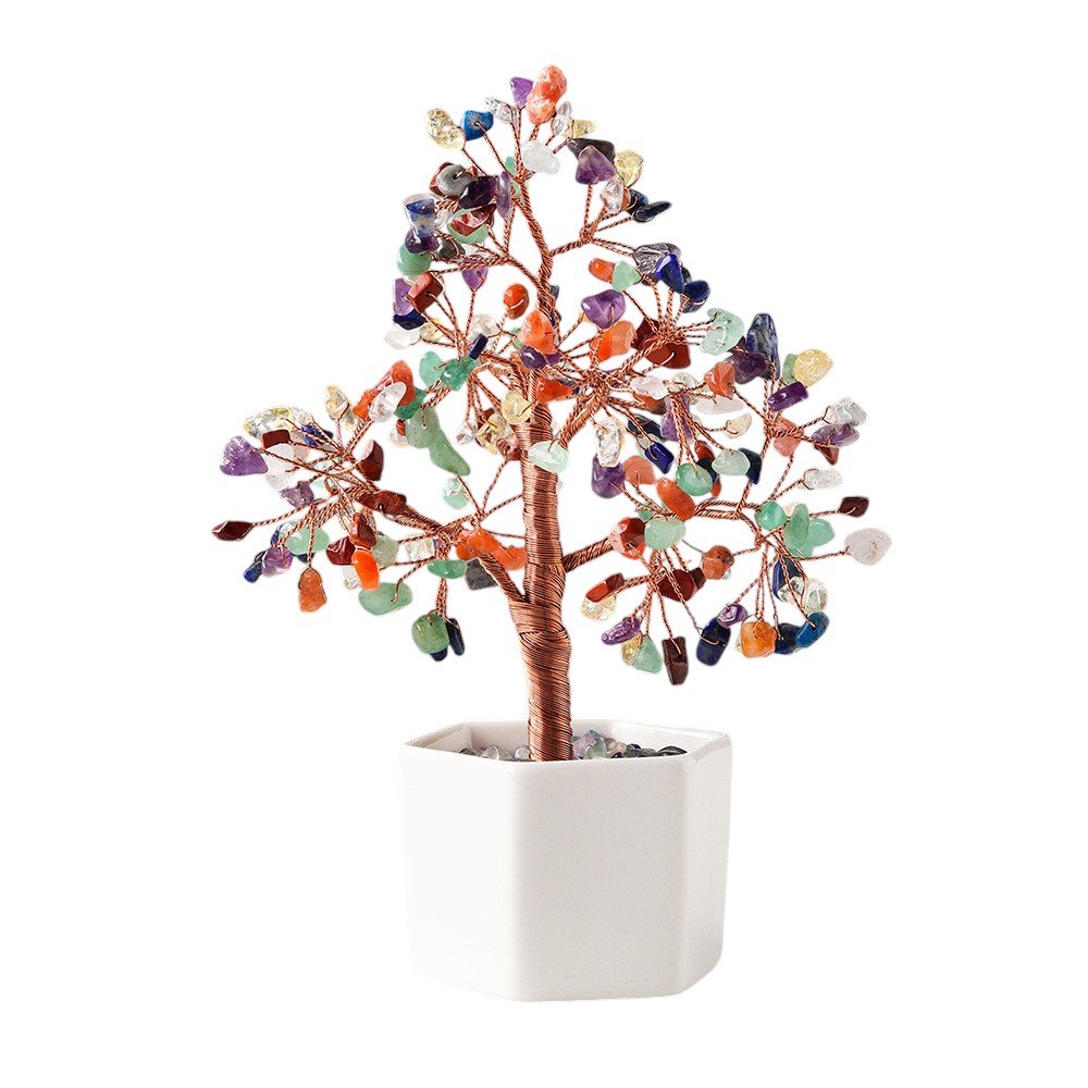 Natural Multicolor Fluorite Crystal Tree 7.30 in Wholesale