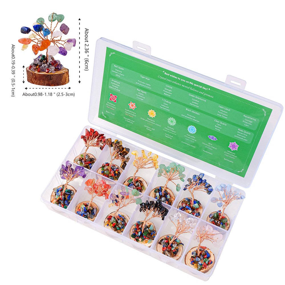 Mixed Crystal Tree Gift Box Set 2.20 in Wholesale