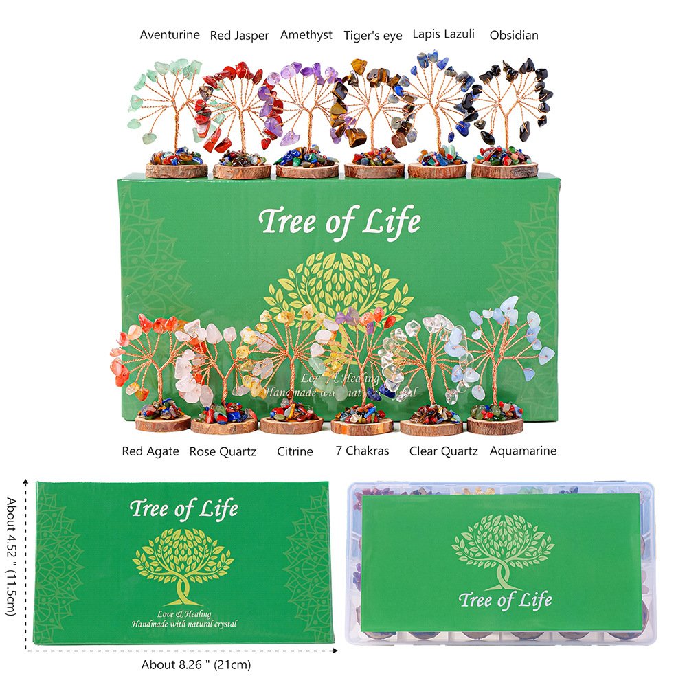 Mixed Crystal Tree Gift Box Set 2.20 in Wholesale - 1