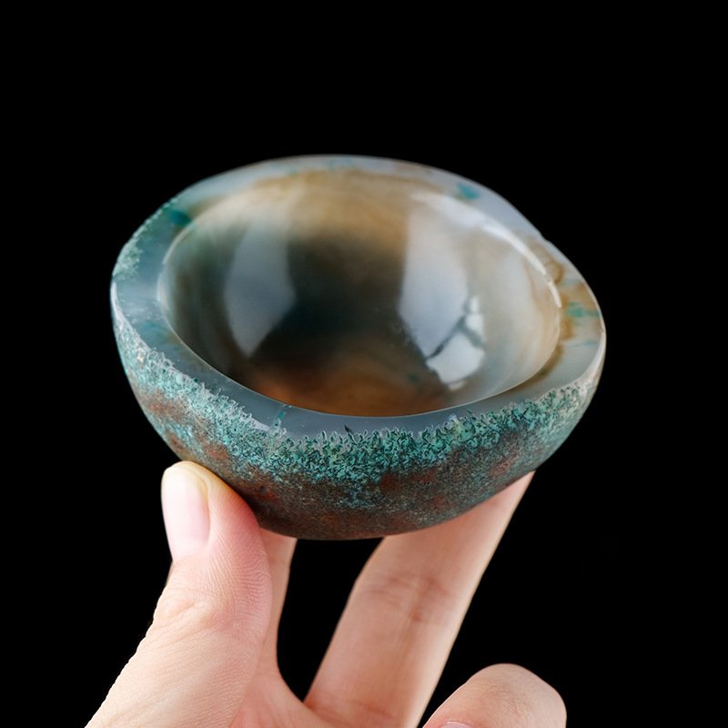 Dyed Agate Bowl Wholesale 2.8-3.9 in (7-10 cm)